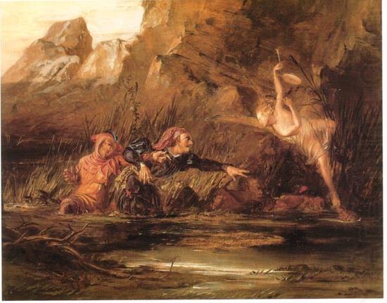 William Bell Scott Ariel and Caliban china oil painting image